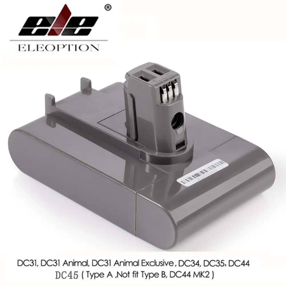 (Тип A) литий ионный аккумулятор 22 2 в 3000 мАч для Dyson DC35 DC45 DC31 DC34 DC44 Animal 917083