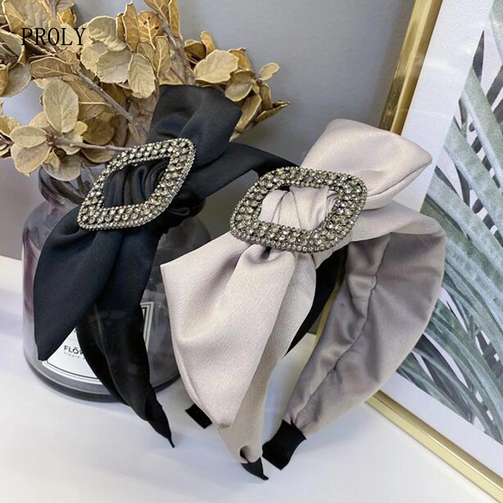 

Повязка на голову женская с большим бантом, широкая