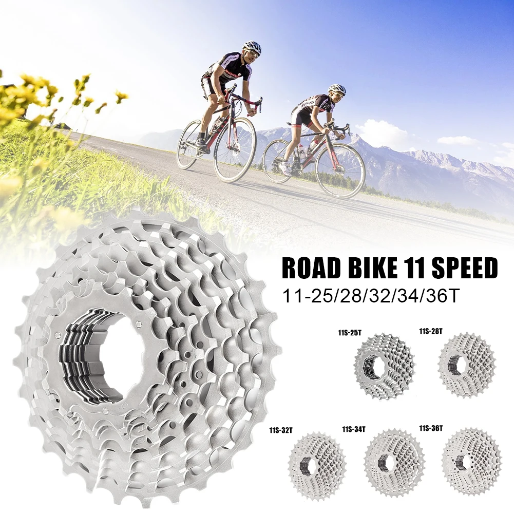 

2021 New Road Bike 11 Speed Cassette 11Speed-25T/28T/32T/34T/36T Bicycle Freewheel For Shimano SRAM HG Hub Bike Accessories