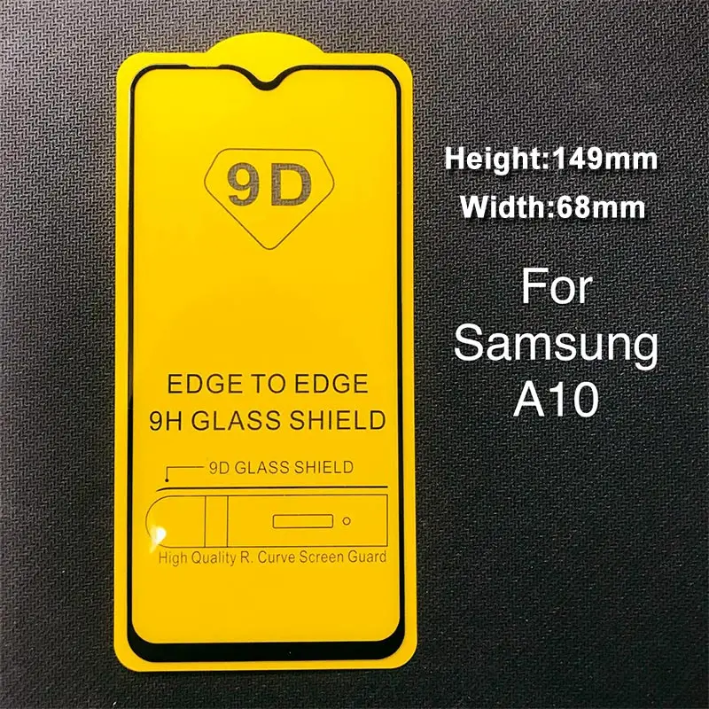 A10 9D защитный Стекло на samsung Galaxy A50 A40 A30 A20 A10 Экран протектор для samsung A70 A80 A90 A60 Стекло на M20 M10 M30 - Цвет: A10