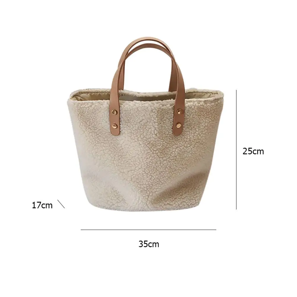 

Popular Simple Female Daily Bag Fashion Women Large Capacity Street Totes Winter Portable Shoulder Bag Handbags