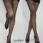 Модные женские черные сексуальные ажурные жаккардовые чулки для девушек, Колготки с черепом для женщин, 1 шт. dww40