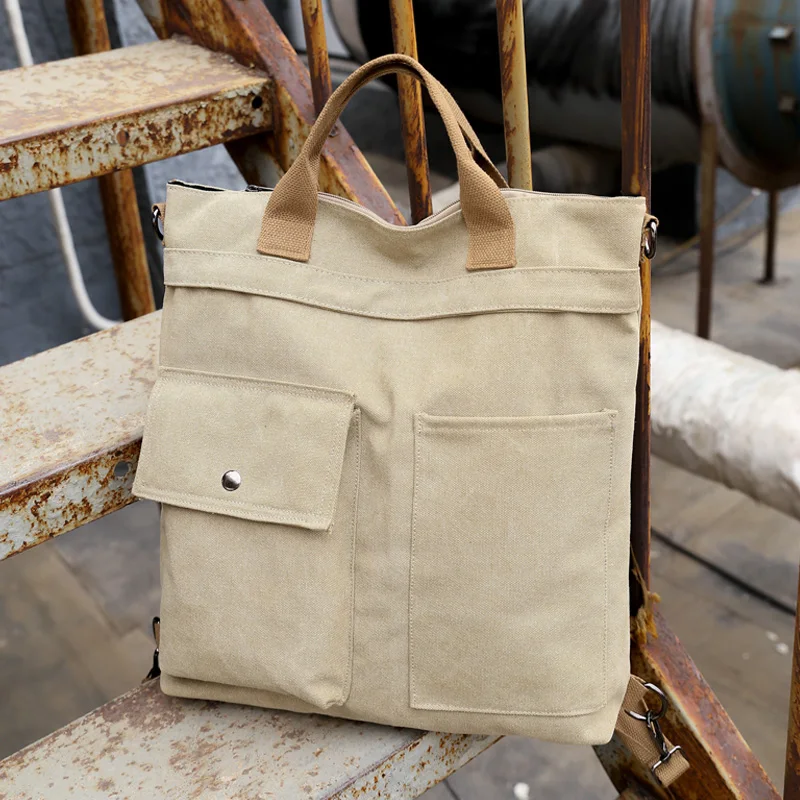 Холщовая Сумка для женщин Большая вместительная сумка на плечо дорожная мужчин