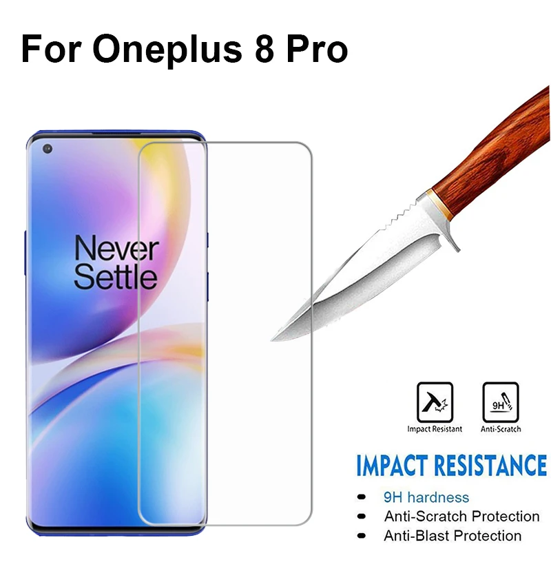 Защитное стекло закаленное 9H 2.5D для Oneplus 8Pro|film protector|lg filmfilm for glass |