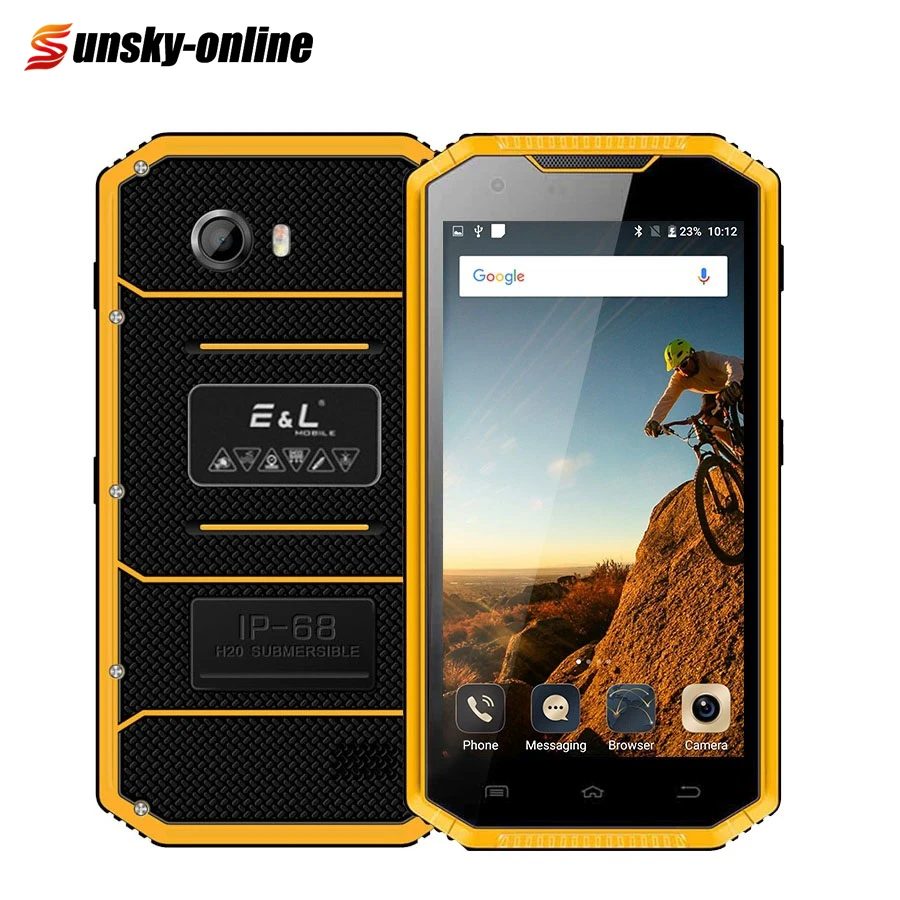 KXD E& L PROFY W7S смартфон 5,0 дюймов 2 ГБ+ 16 Гб Dual SIM 4G мобильный телефон MTK67 MIL-STD-810G Сертификация