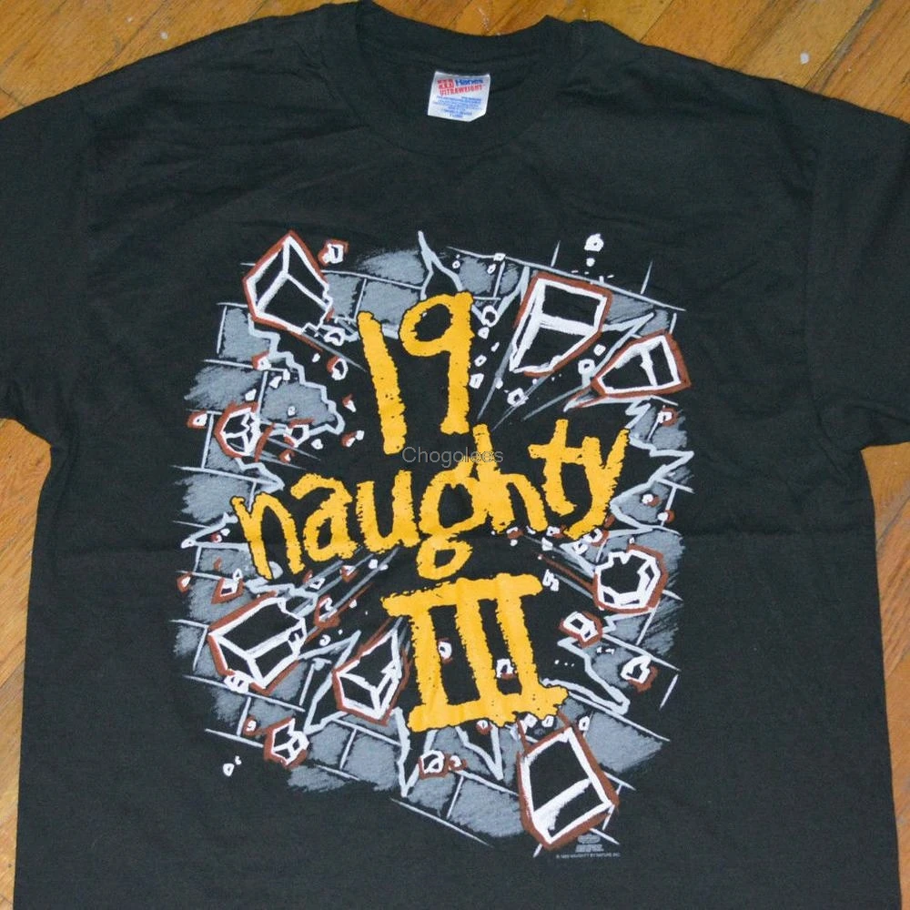 1993 NAUGHTY by NATURE Винтажная футболка в стиле хип-хоп 80-х 90-х рэп промо-концерт Тур