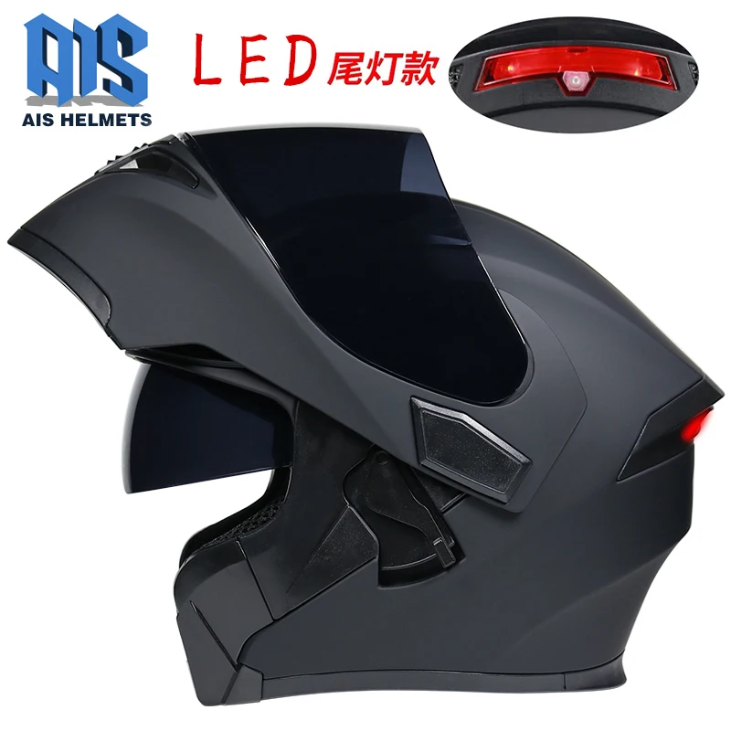 Одобренный в горошек индивидуальный мотоциклетный шлем с откидывающейся