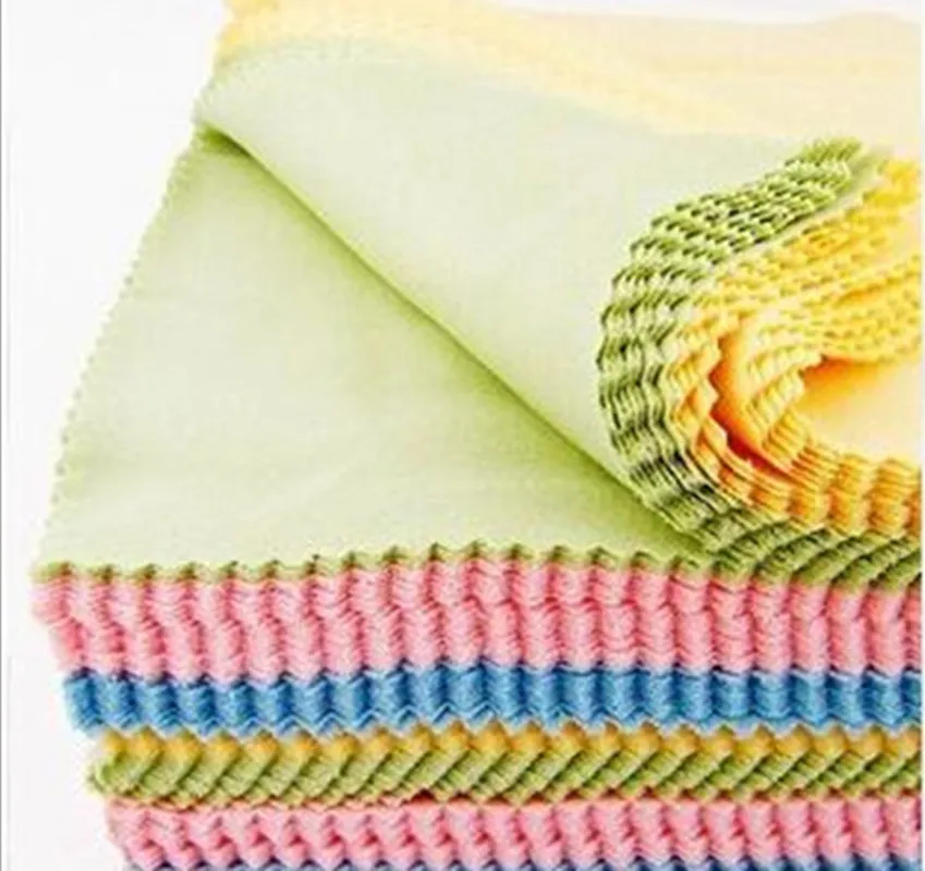 

100pcs/lot Glasses Cleaner Microfiber Glasses Cloth For Lens Phone Screen Cleaning Wipes Glasses Accessories High Quality