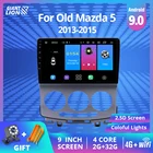 Автомагнитола 2 Din Android 9,0 для Mazda 5 2005 2006 2007 2008 2009 2010, мультимедийный проигрыватель, Авторадио 2 Din, радио, аудио, GPS-навигация, Wi-Fi