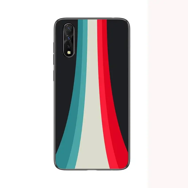 

Simple Fashion Line Color Block Phone Case For Redmi 4X 5plus 6 7 8A 9 Note 4 8 T 9 10 pro Cover Fundas Coque