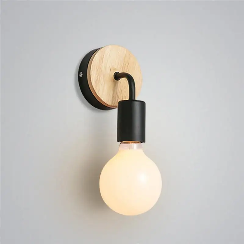 2 шт. деревянный светодиодный настенный светильник Настенный лампа для коридора