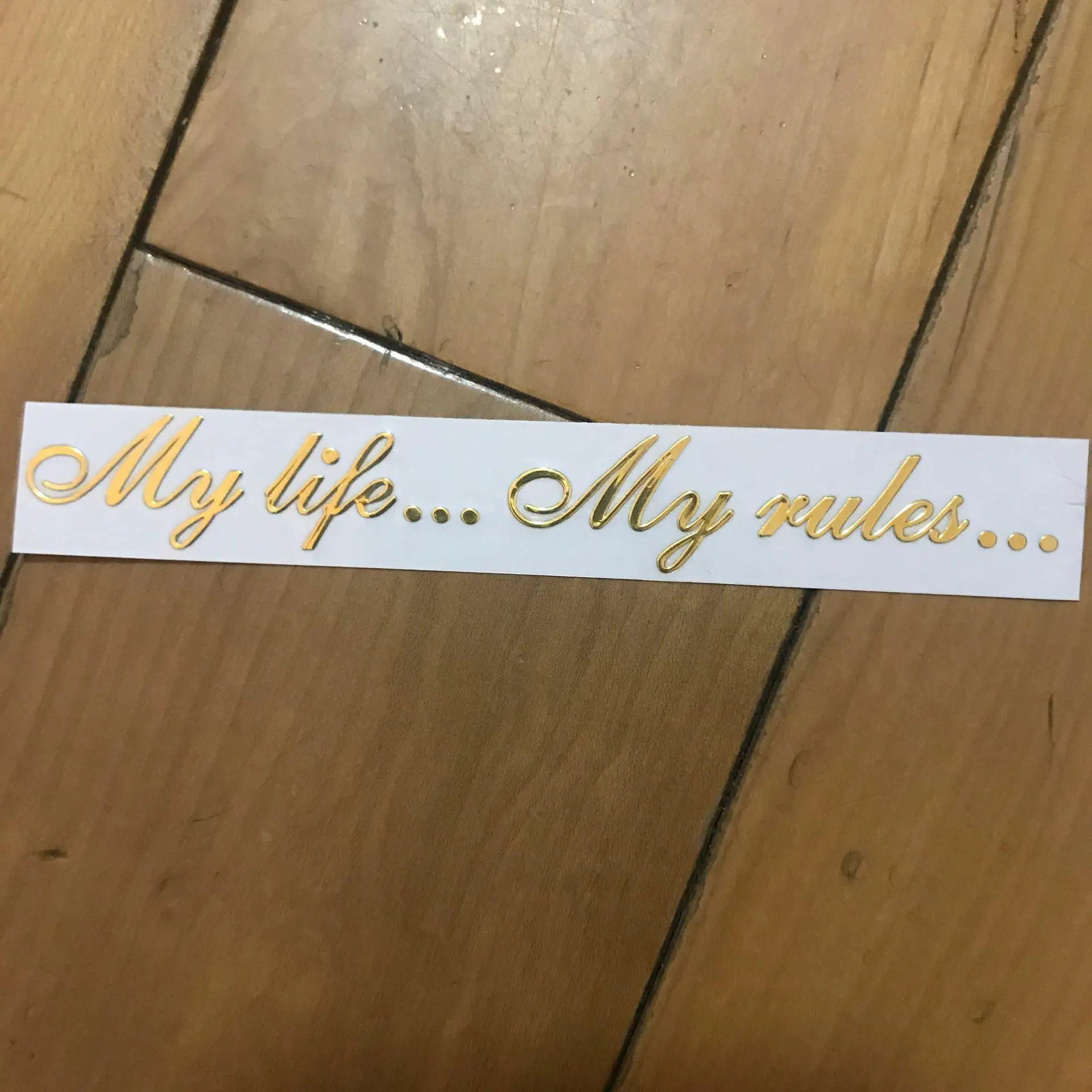 MT-72 свою жизнь мои правила 3D Классный Логотип стайлинга автомобилей стикеры