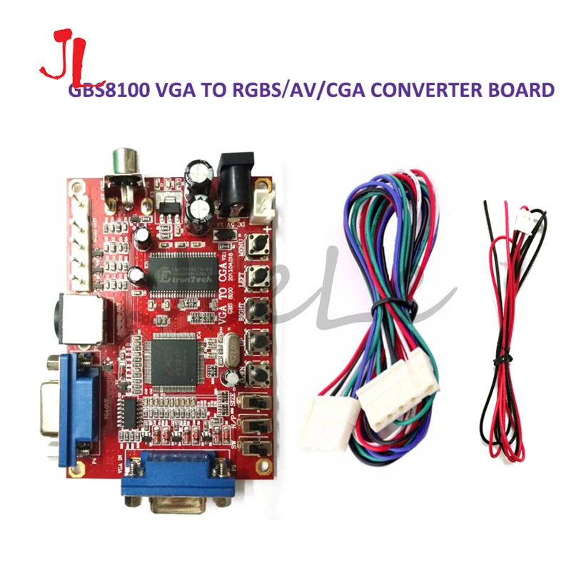 Профессиональный преобразователь VGA в CGA/CVBS/S-VIDEO видеопреобразователь для