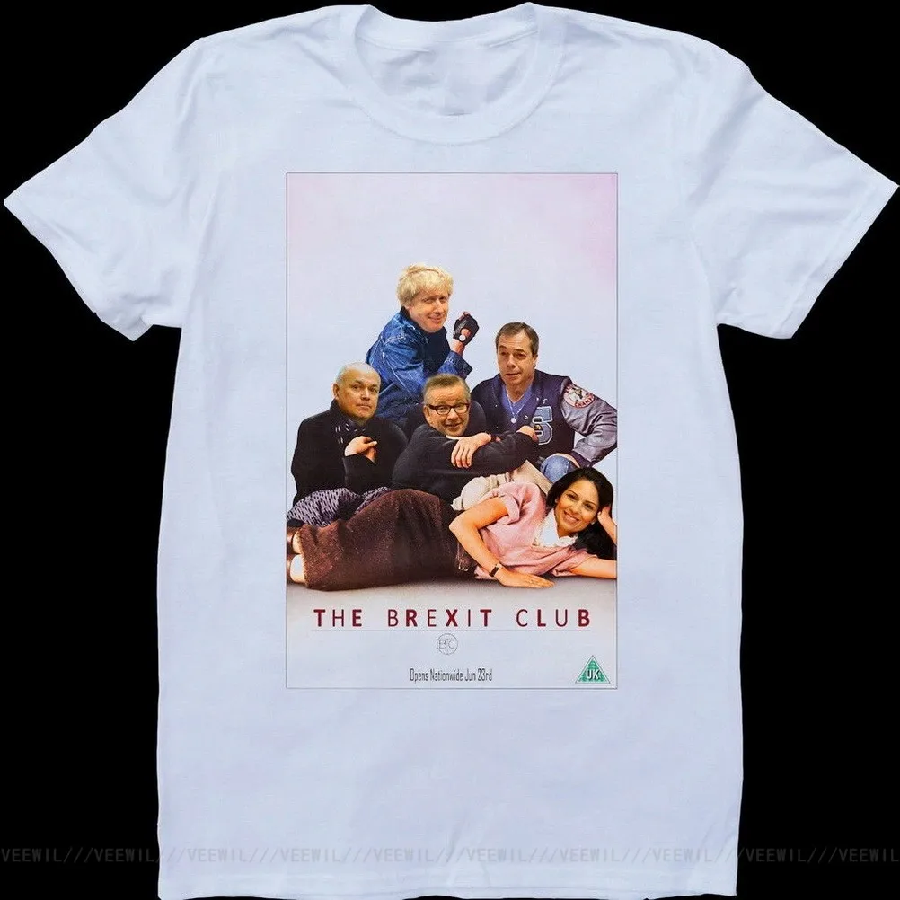 

The Brexit Club Funny Parody The Breakfast Club White Custom Made T-Shirt Cotton Tee Shirt Gift Funny