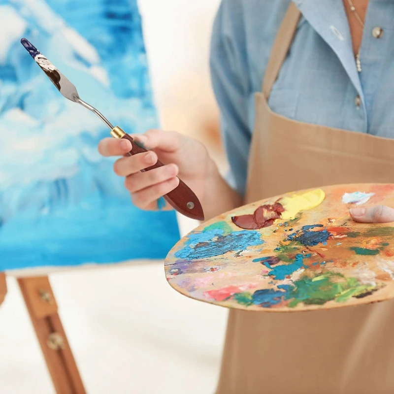 

Painting Knife Set Multifunctional Stainless Steel Scraper Palette Knife Oil Acrylic and Other Mixed Scrapers