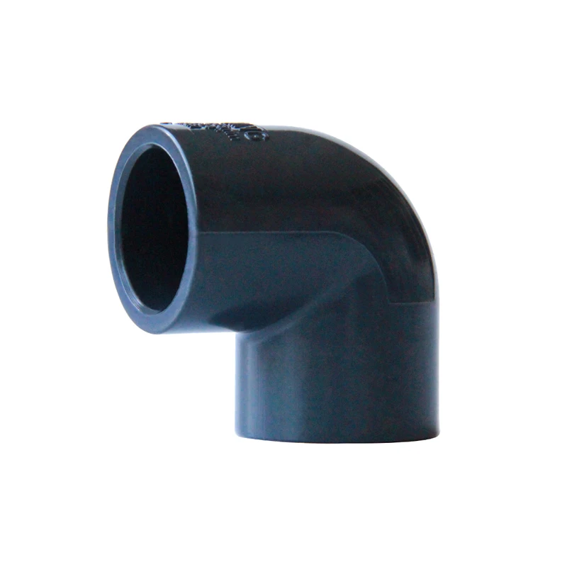 

1Pcs DarkGrey PVC Elbow ID 20,25,32,40,50,63,75,90,110mm Metric Solvent Weld Pipe Fitting Industrial Pressure Grade Connector