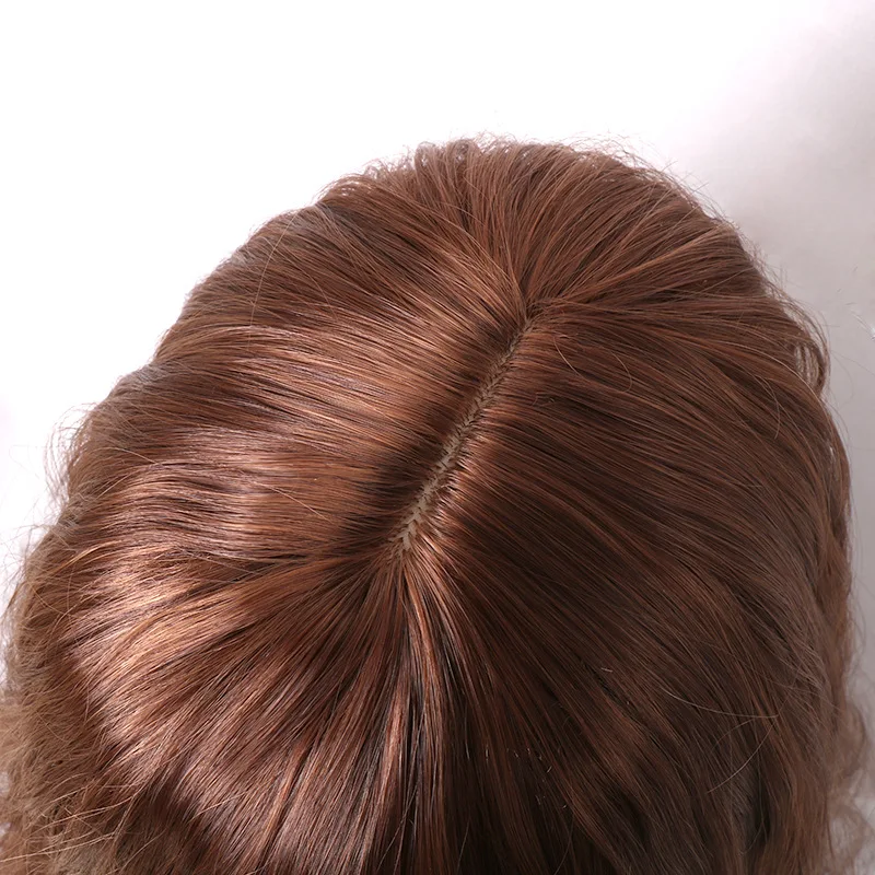 Парик для косплея Гермиона Джейн Грейнджер длинные волнистые коричневые