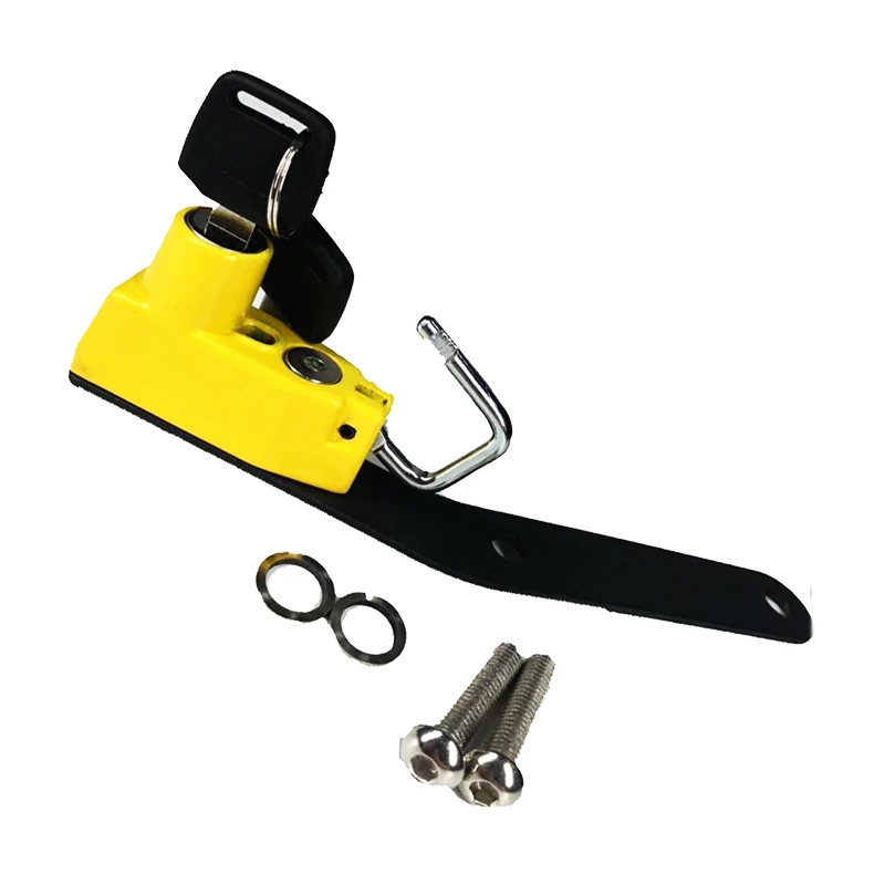 Замок для мотоциклетного шлема с ключами 6 цветов алюминиевый сплав подходит SUZUKI