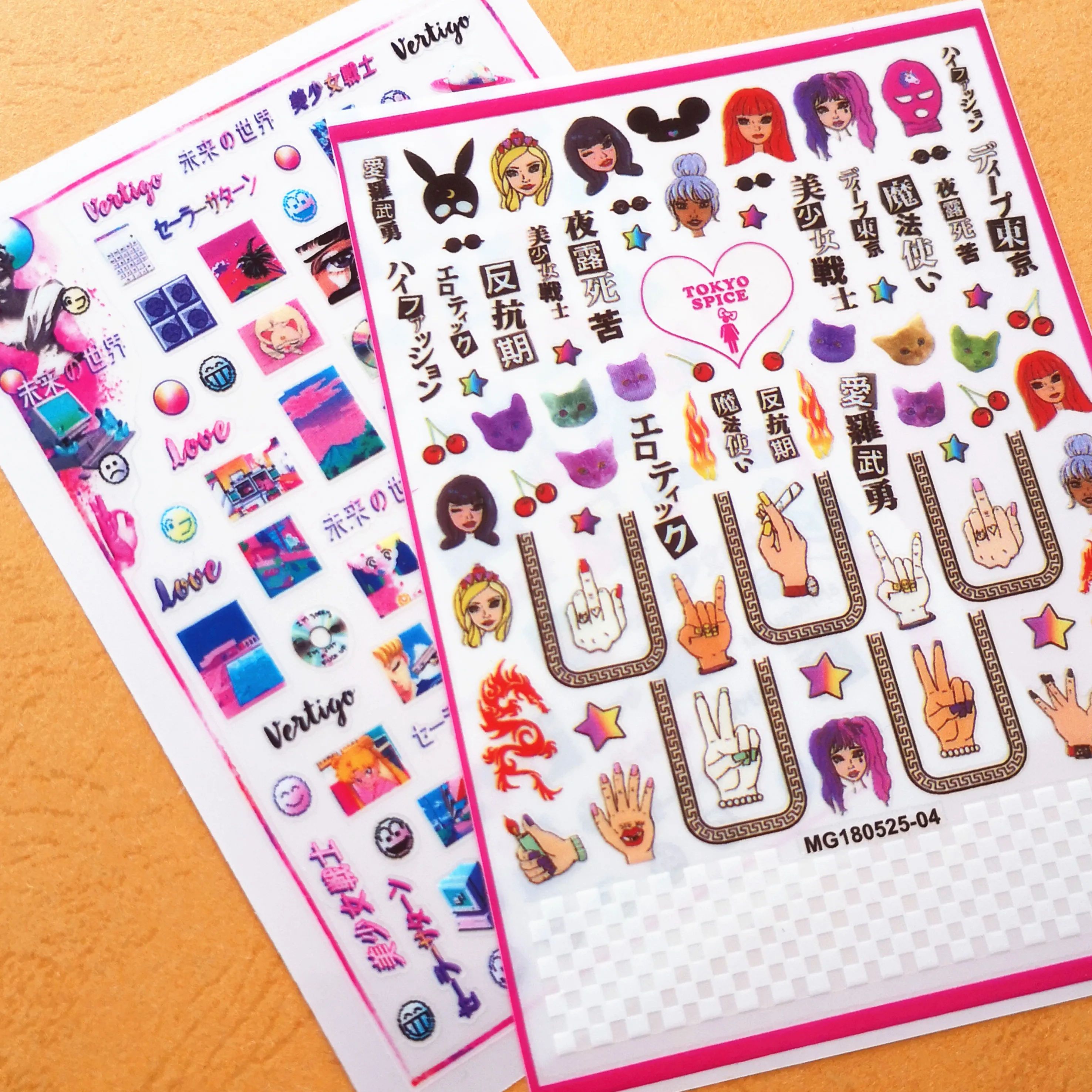 

Newest MG116 beauty girl design nail art sticker decal stamping back gule DIY nail decoration tips