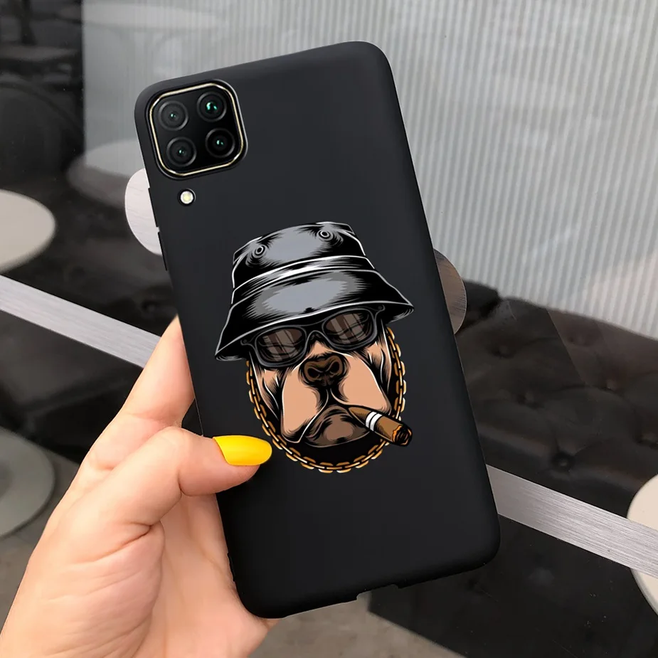 Чехол-накладка для Huawei P40 Lite Nova 7i с принтом дракона Льва полным покрытием |