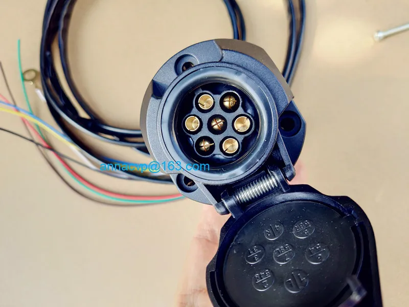 7 контактный разъем для прицепа пластиковая розетка Предварительно Проводные