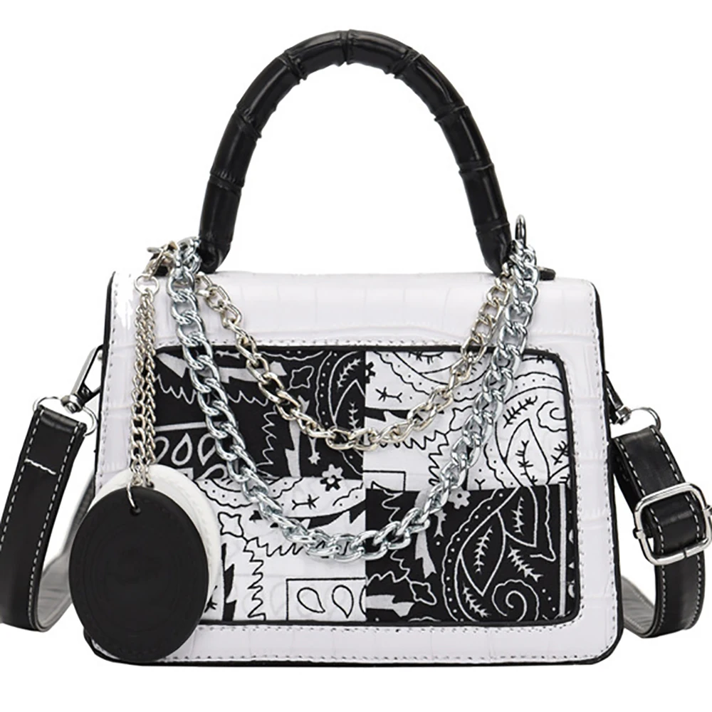 

Women Fashion Crossbody Bags Brand Design Chain Shoulder Bag For Ladies Shopper Female Luxury Printed Handbags Free Shipping New