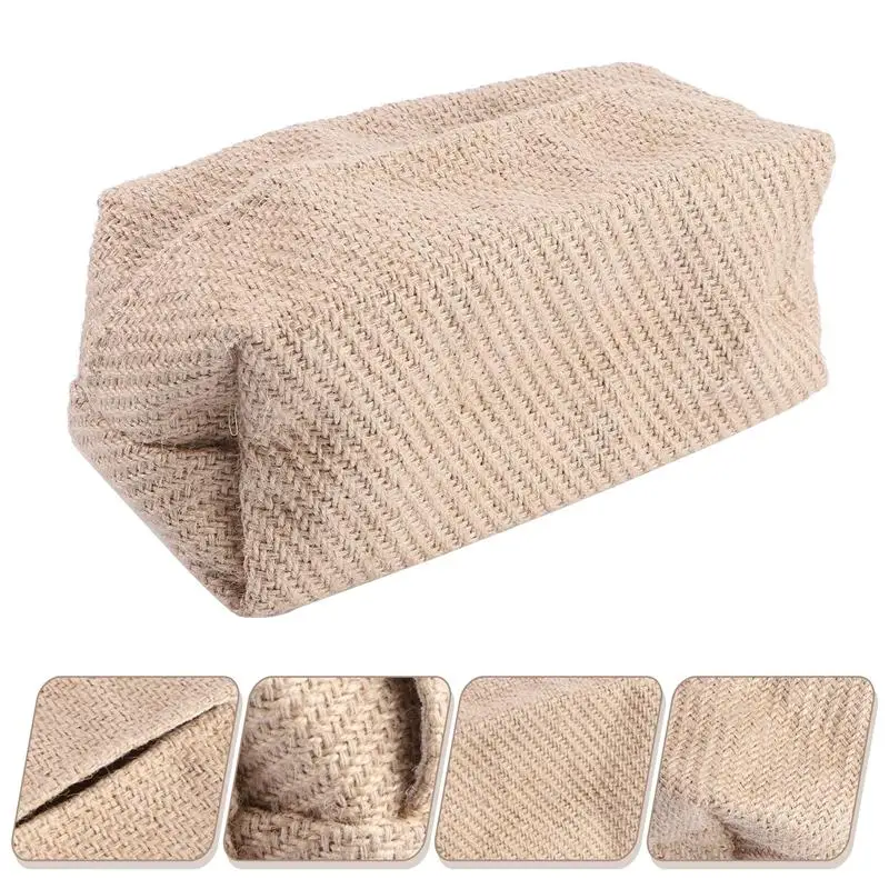 

1pc Exquisite Cloth Craft Tissue Storage Box Desktop Tissue Dispenser Box