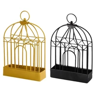 mosquito incense holder iron wire mini bird cage rack ornament sandalwood mosquito repellent coil holder decoration crafts