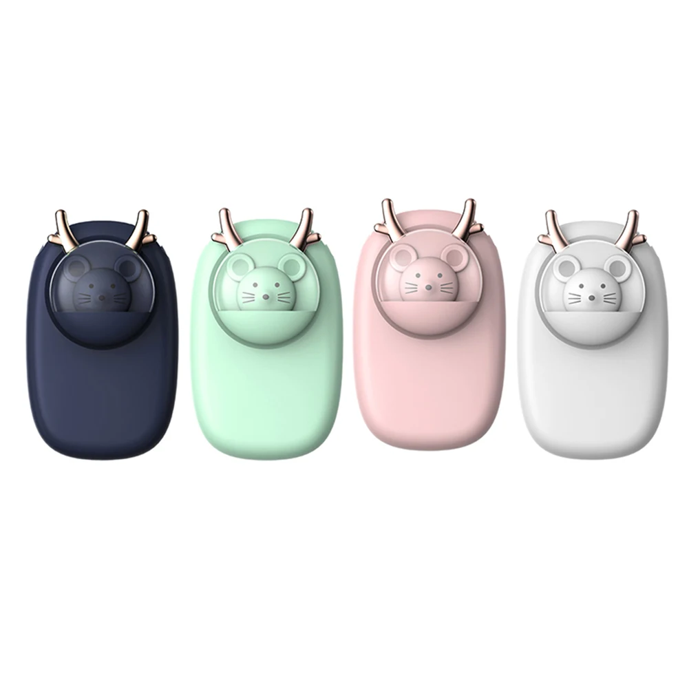 Подвесной веер для шеи милый мультяшный домашних животных Ручной Веер без