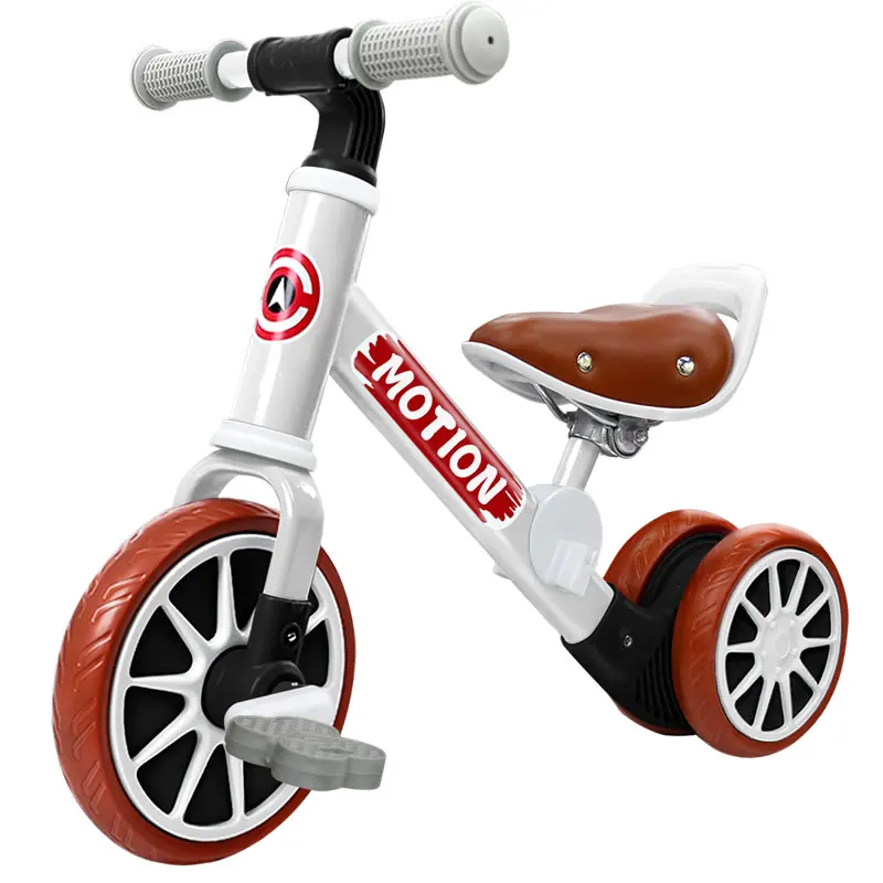 Велосипед детский Балансирующий педаль самокат с подставкой для ног 3 цвета От 1