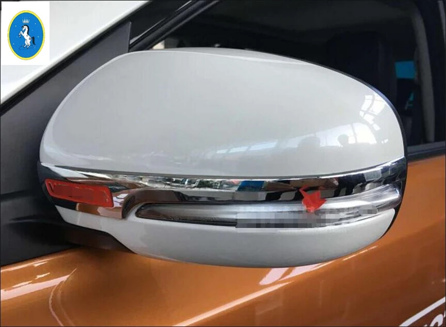 Yimaautotrims авто аксессуары Боковая дверь зеркало заднего вида комплект накладка 2 шт. подходит для Suzuki Vitara ABS
