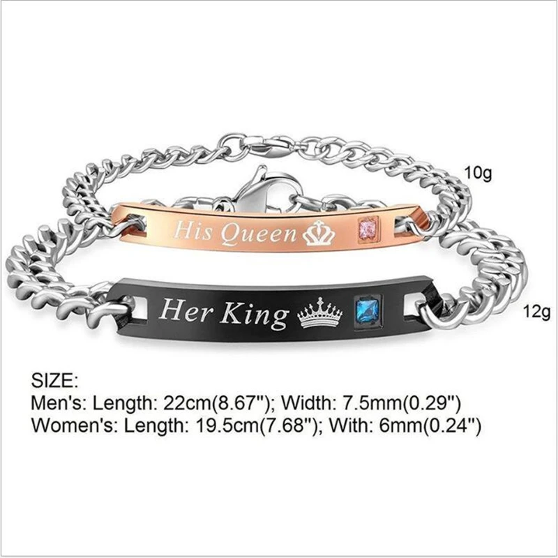 

2021 New Titanium Steel Couple Bracelet for Women Fashion Jewelry
