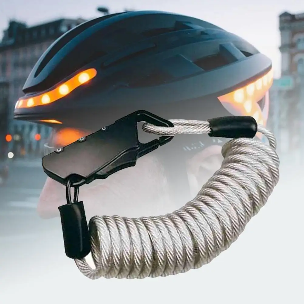 

Велосипедный замок, портативный велосипедный шлем с системой «Антивор»