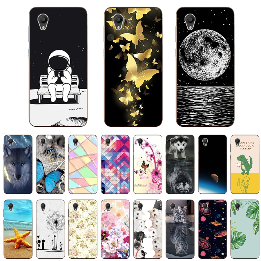 For Vodafone Smart E9 Case 5.0'' Silicone Soft TPU Cute Back Cases for Phone Cover Protective Shells Coque | Мобильные