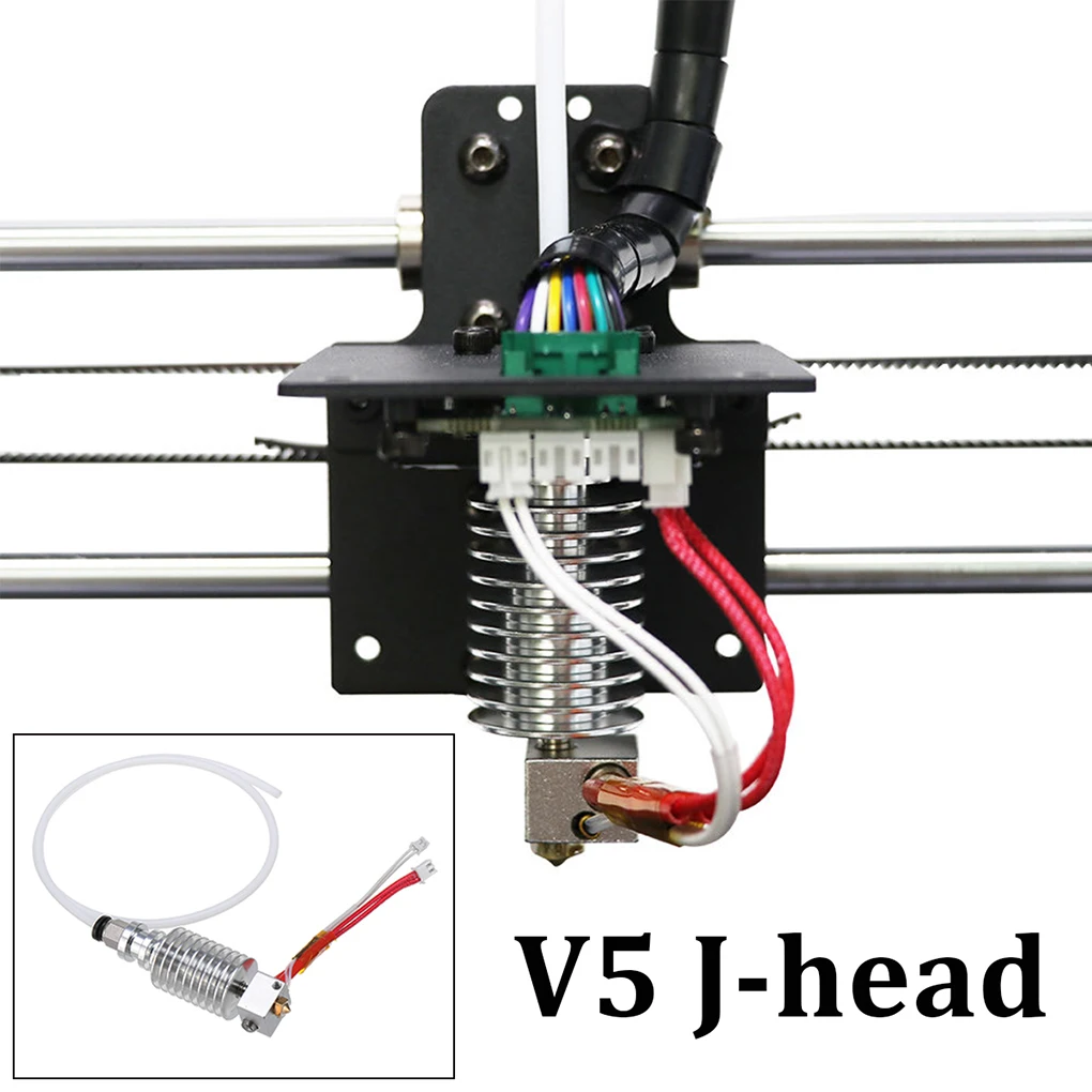 Металл V5 J head Горячий Конец 0 4 мм/1 75 мм Замена для I3 Mega 3D принтер аксессуары