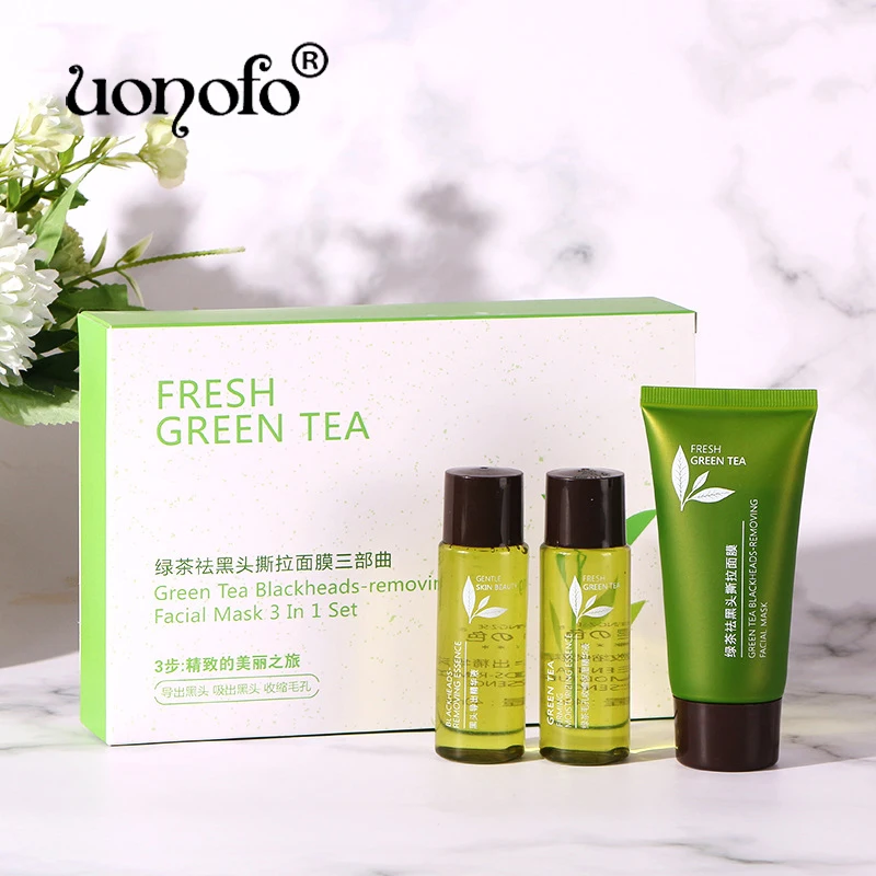 Крем для лица с зеленым чаем лечения акне восстанавливающий гель удаления черных