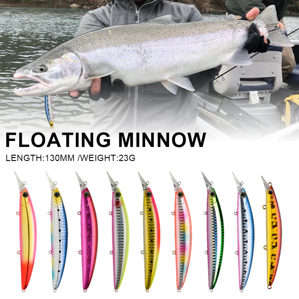 

Minnow Fishing Lure 23g 130mm Floating Topwater Ace Bait Pesca Pike Fish Lokt Wobblers Trolling Artificial Lures Tackle