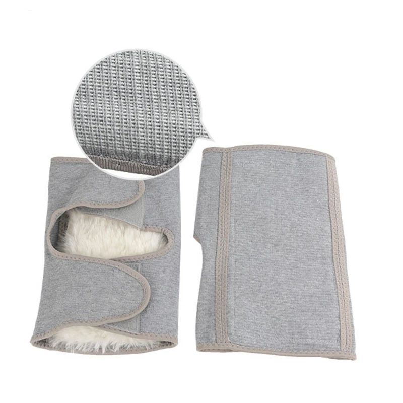 Зимний шерстяной наколенник для мужчин и женщин сохраняющий тепло флисовый