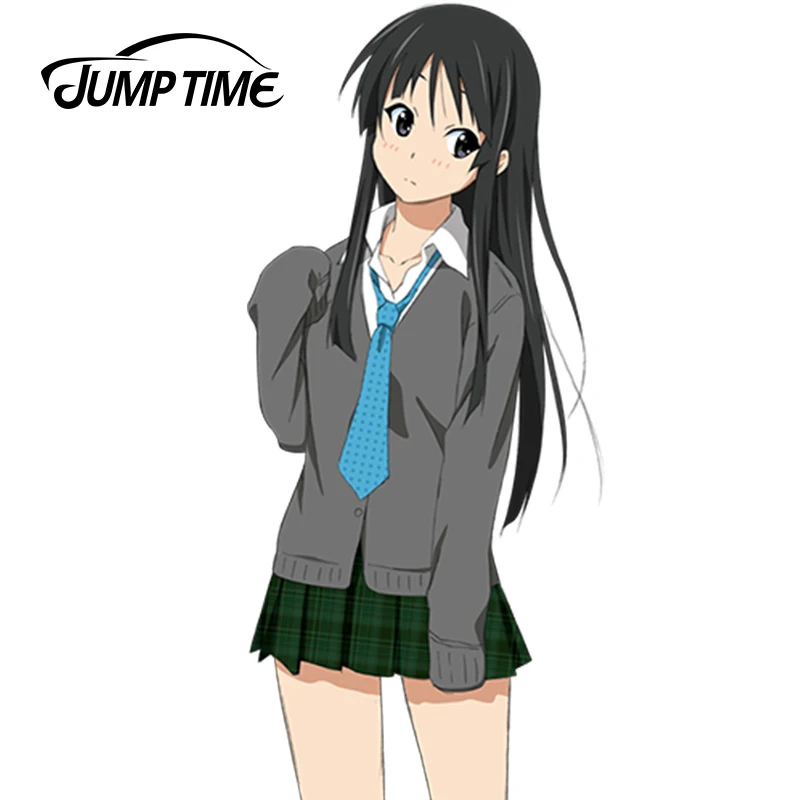 JumpTime 13 см x 5 8 аниме в школе K ON! Виниловая наклейка Akiyama Mio сексуальная девушка