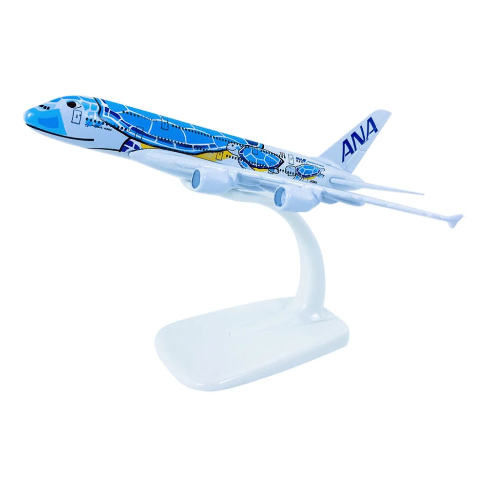1:500 14cm solid alloy airplane model All Nippon Airways ANA Blue Turtle A380ANA Blue Turtle Lani
