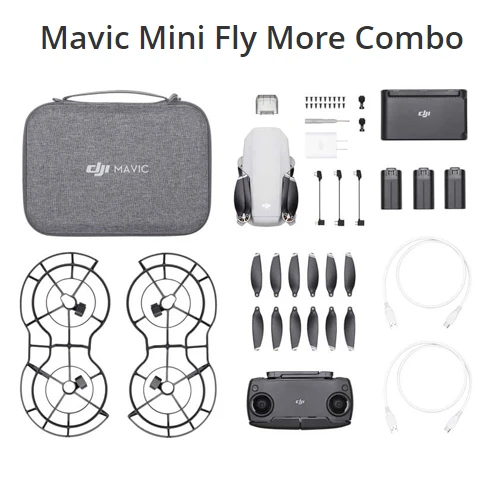 Mavic Mini Combo DJI Mavic mini fly more combo drone 3 Axis Gimbal 4 км HD видео 2,7 K камера 30 мин макс Время полета 249 г в - Цвет: Mavic Mini Combo