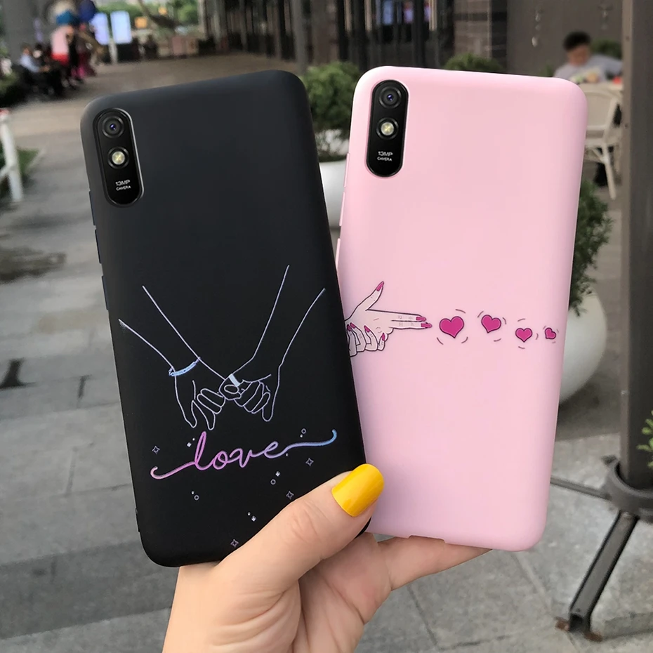 Чехол для Xiaomi Redmi 9A чехол 6 53 дюйма Мягкая силиконовая задняя крышка телефона 9 A