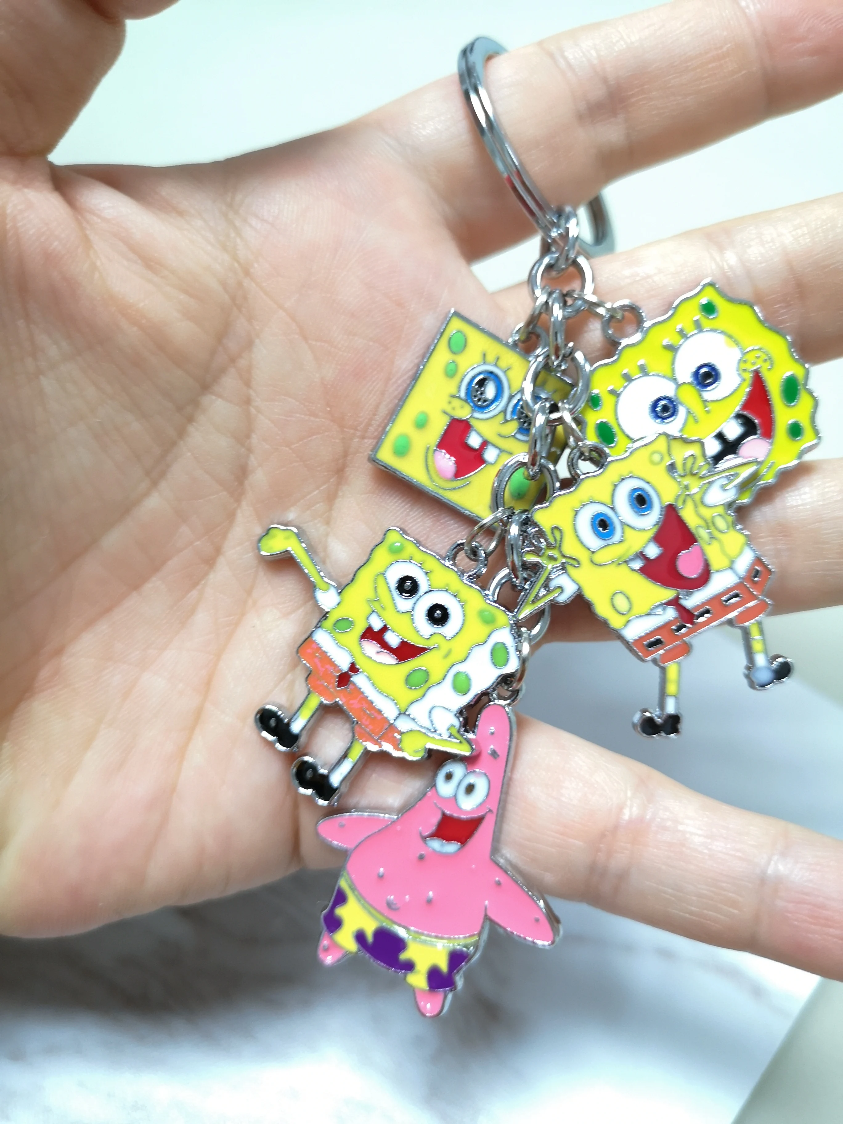 Новый 1 комплект мультяшный милый брелок для ключей ювелирные аксессуары брелки