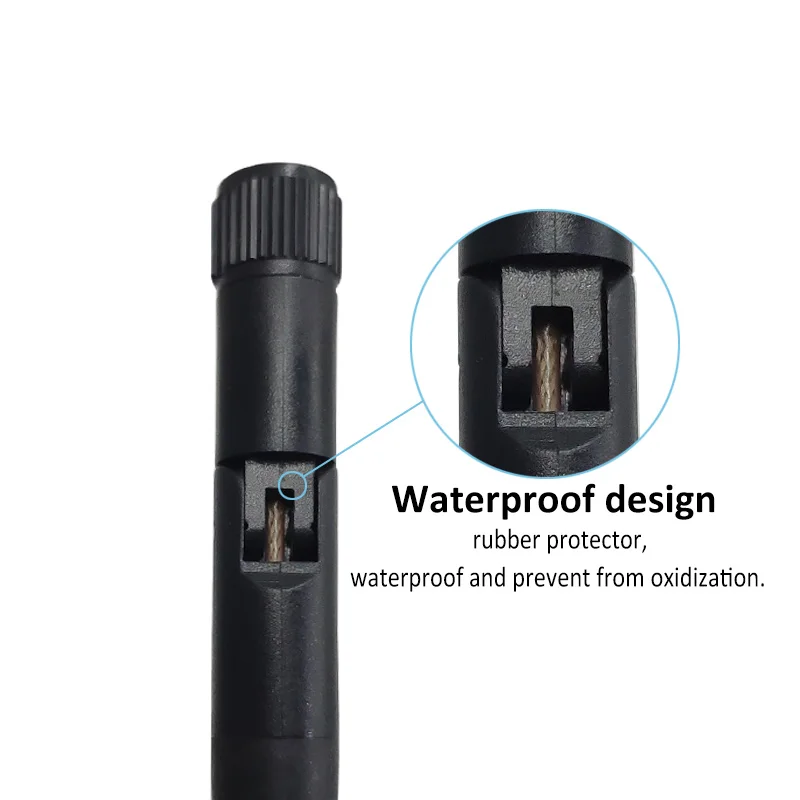 Grandwisdom 5pcs 433MHz antenna 3dbi RP-SMA Connector 433mhz IOT rubber antenne for wireless watermeter Gasmeter Lorawan Emeter
