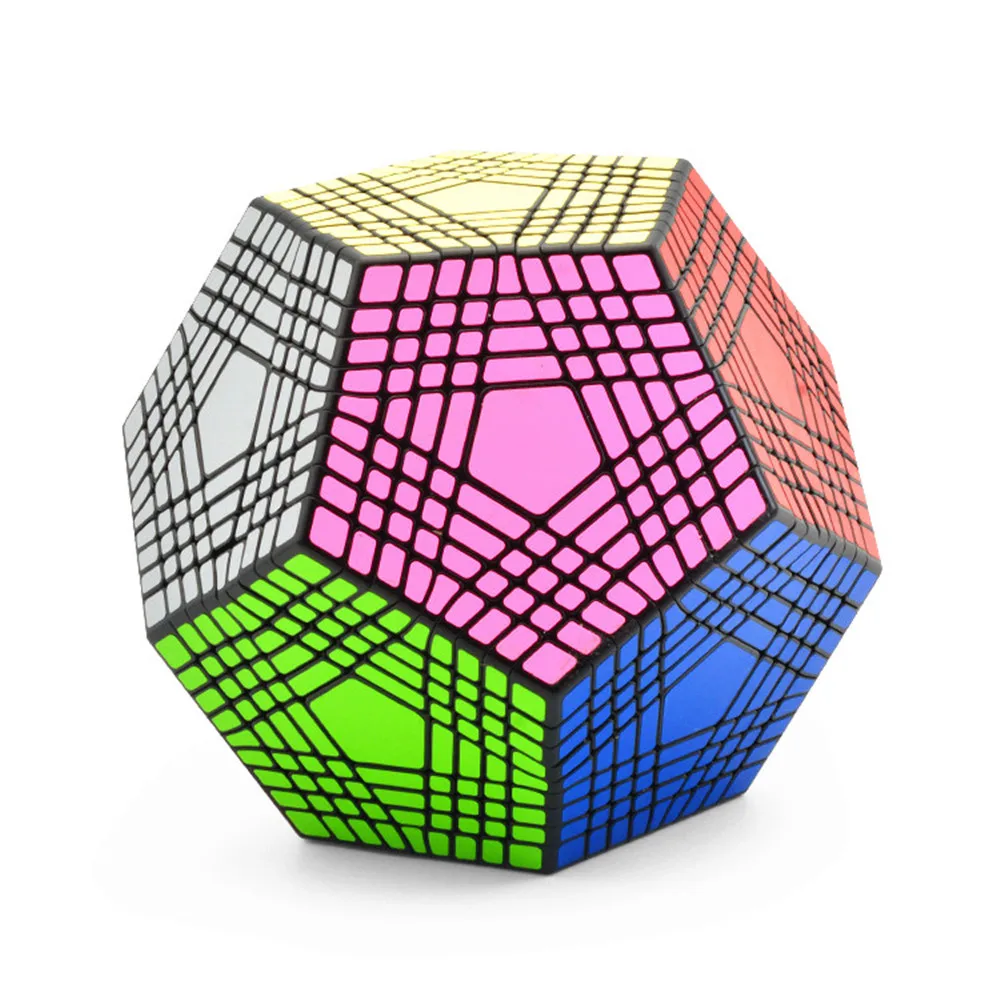 ShengShou 9x9x9 megaminxed Megaminx Профессиональный конкурсный черный магический куб ультра