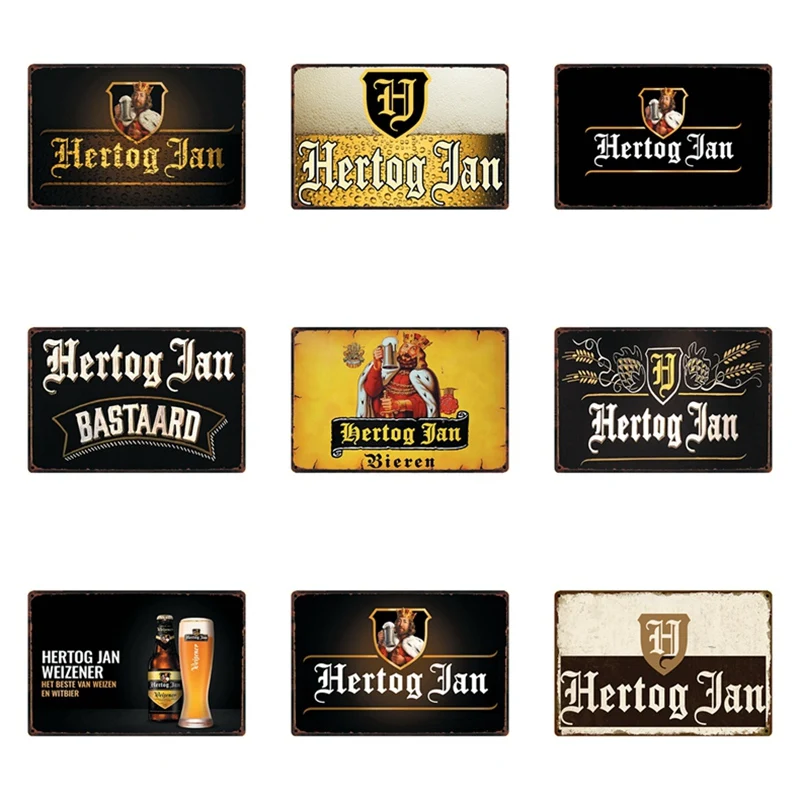 [Kelly66] бельгийского пива Hertog Jan Bastaard Bieren Оловянная металлическая табличка