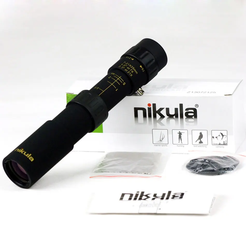 Nikula10-30x25 Монокуляр зум телескоп Бинокль Высокое качество ночного видения монокуляры HD карманный