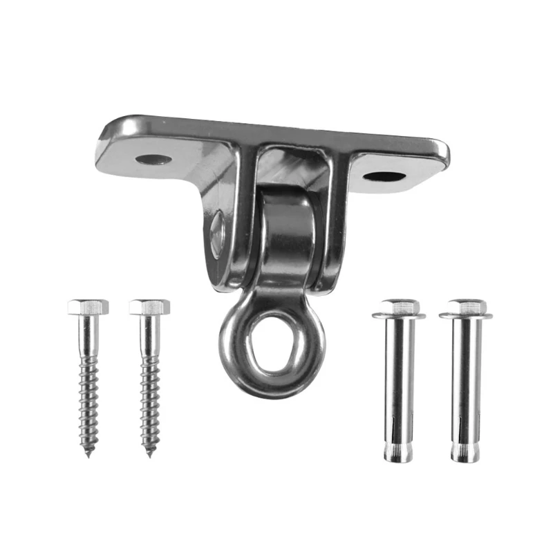

Stainless Steel Swing Hook Hangers 850Kg Heavy Duty Fixed Buckle for Yoga Swing