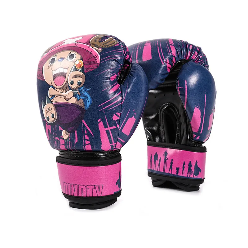 Детские перчатки для кикбоксинга кожаные спарринговые занятий ММА