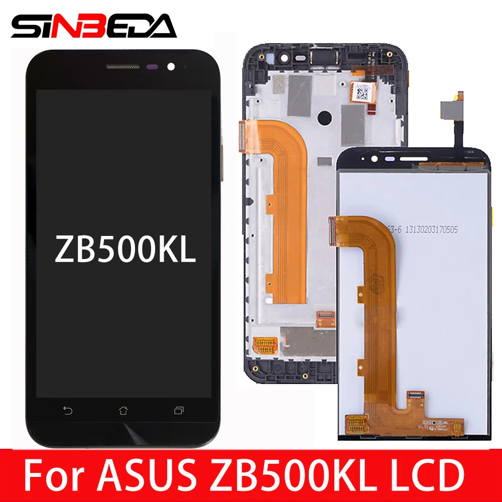Original 5.0'' LCD For ASUS Zenfone Go ZB500KL X00AD LCD Display Touch Screen Digitizer Assembly Frame For ASUS ZB500KL Display